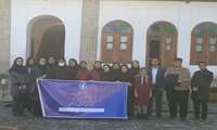 بازدید جمعی از دانشجویان برتر و نخبگان استان گلستان از بافت تاریخی شهرستان گرگان